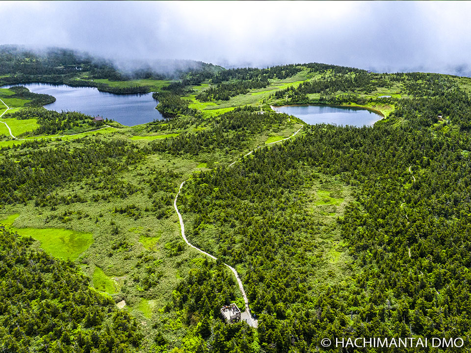Hachimantai Nature Observation Trail Course Aerial Photography